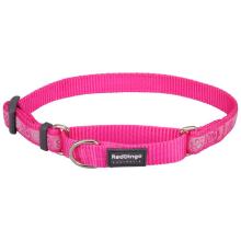 Red Dingo Paw Impressions Hot Pink Small Martingale Collar