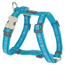 Red Dingo Butterfly Turquoise Small Dog Harness