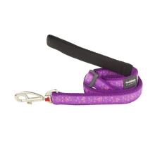 Red Dingo Butterfly Purple dog lead 4-6 ft Small