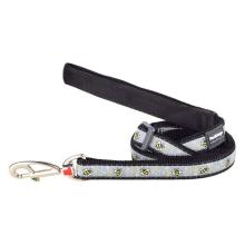 Red Dingo Bumble Bee Black dog lead 4-6 ft XS