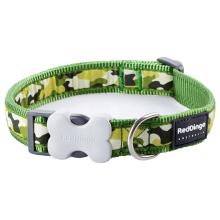 Red Dingo Camouflage Green Small Dog Collar