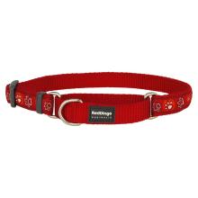 Red Dingo Paw Impressions Red Small Martingale Collar