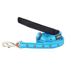 Red Dingo Bumble Bee Turquoise dog lead 4-6 ft Small
