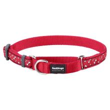 Red Dingo Flying Bones Red Large Martingale Collar