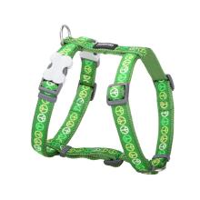 Red Dingo Peace Green Large Dog Harness