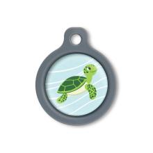 Blucky Baby Turtle Pastel Turquoise Medagliette medium
