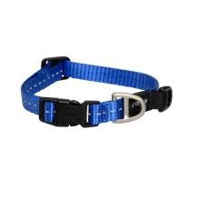 Rogz Utility Nitelife Blue Dog collar - Small