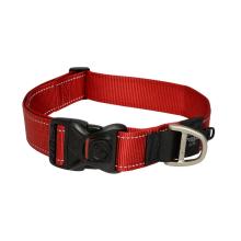 Rogz Utility Landing Strip Red Dog collar - XXL