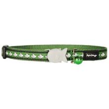 Red Dingo Reflective Cat Collar green