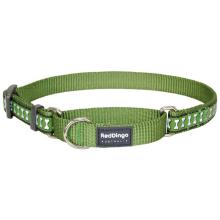 Red Dingo Reflective Green Medium Martingale Collar