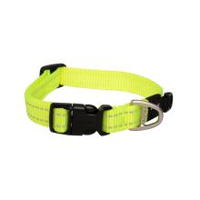 Rogz Utility Snake Dayglo Yellow Dog collar - Medium