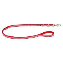 Red Dingo Paisley Red With Light Green multi-purpose dog lead 200 cm XS