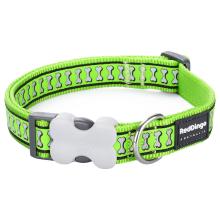 Red Dingo Reflective Lime Large Collar