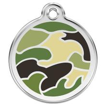 Red Dingo Identyfikatory Camouflage Green Medium