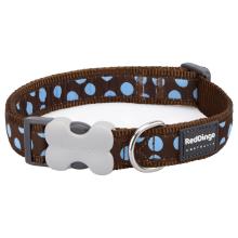 Red Dingo Blue Spots Brown Small Collar
