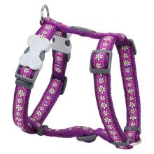 Red Dingo Daisy Chain Purple Small Dog Harness