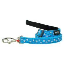 Red Dingo Stars Turquoise dog lead 100-180 cm Small