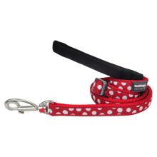 Red Dingo White Spots Red dog lead 100-180 cm Small