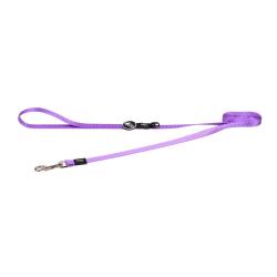 Rogz Utility Nitelife Purple dog leash 6 ft Small