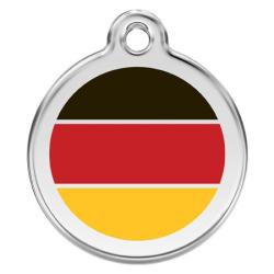 Red Dingo Médaille German Flag Large